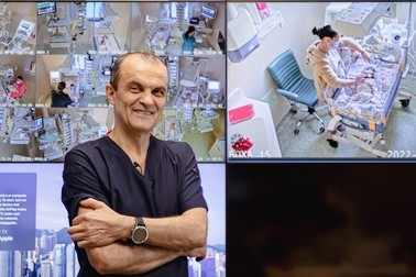 Medicul Cătălin Cîrstoveanu, fericit că, împreună cu echipa sa de la neonatologie, a reușit să-i salveze viața micuței Karina (6 luni)