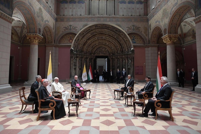 Întâlnirea privată a Papei Francisc și a reprezentanților Vaticanului cu demnitarii maghiari