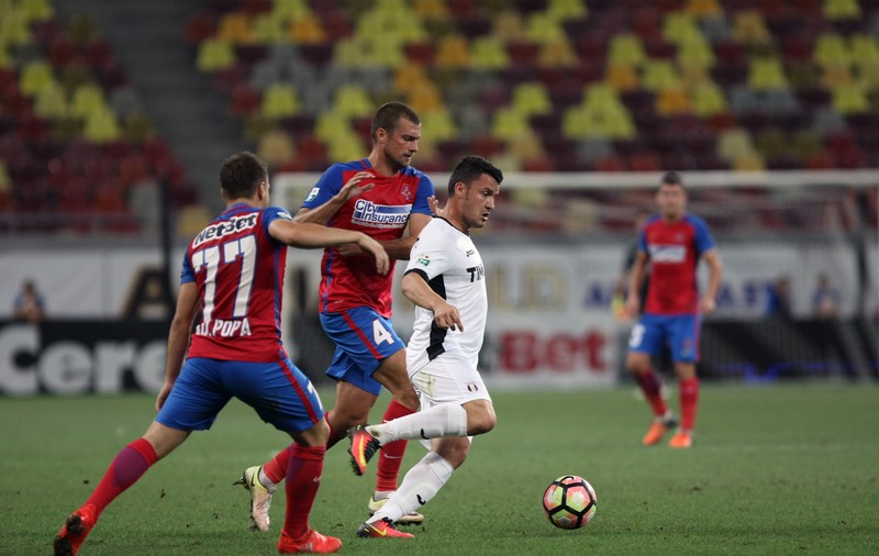 Liga 1: Astra Giurgiu - Steaua 1-0. Budescu a dat lovitura în prelungiri. Echipa lui Reghecampf poate pica mâine pe locul 3!