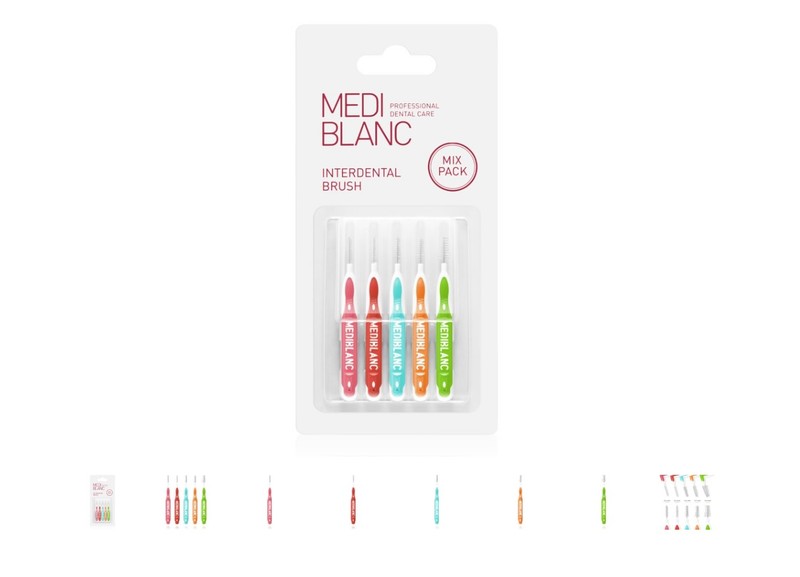 Peria Mediblanc Interdental Pick-brush Mix
