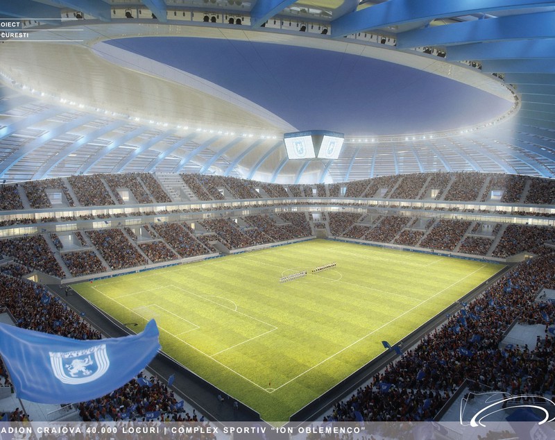 GALERIE / Noul stadion din Craiova va fi o BIJUTERIE!