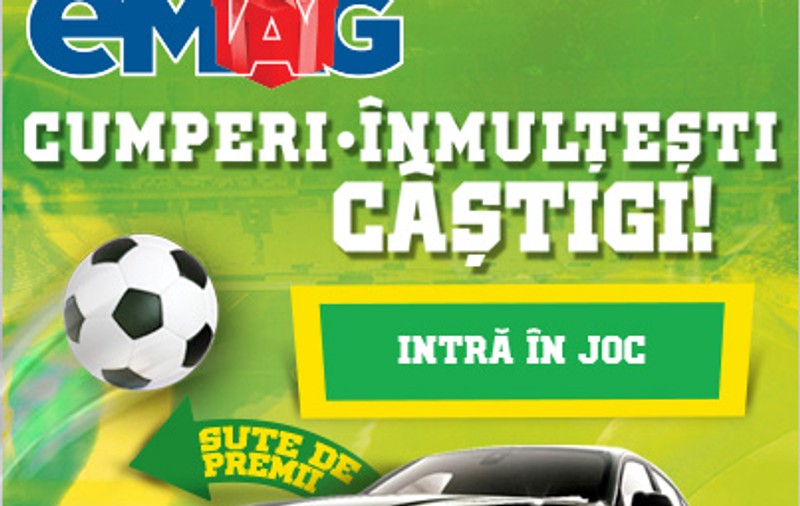 Campionatul Mondial de fotbal se joacă şi la eMAG!