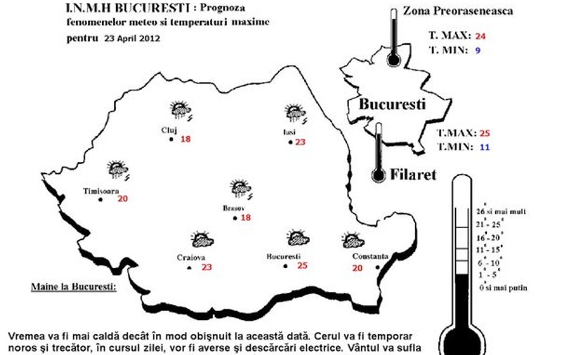 Temperaturi ridicate pentru această perioadă. Uite cum va fi vremea luni şi marţi!