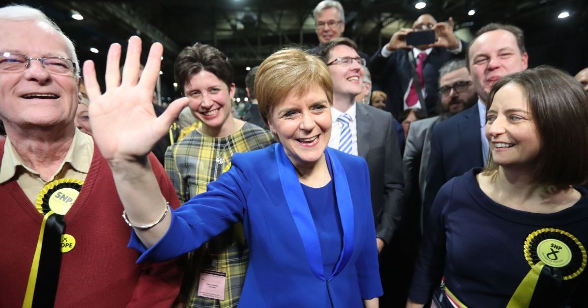 Lidera executivului scoţian Nicola Sturgeon a obținut o mare victorie în alegeri FOTO: Hepta