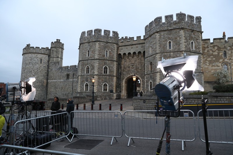 Castelul Windsor, locul unde a decedat prințul Philip, astăzi, 10 aprilie. Foto: Profimedia