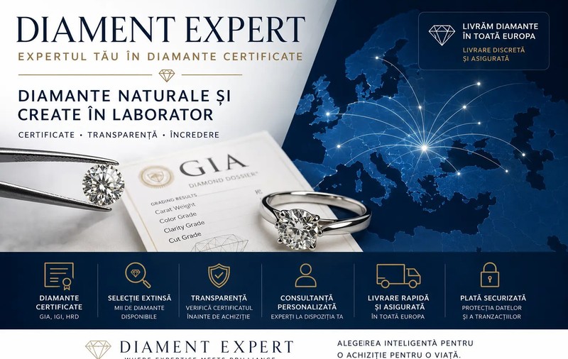 DiamentExpert - ghidul tău de încredere în lumea diamantelor de bijuterie și de investiție