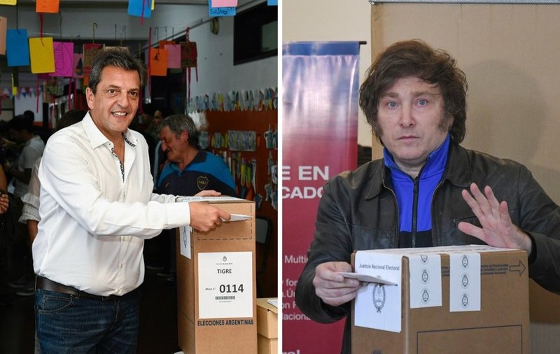 Ministrul Sergio Massa şi economistul „antisistem” Javier Milei se vor înfrunta în turul 2 al alegerilor prezidențiale din Argentina