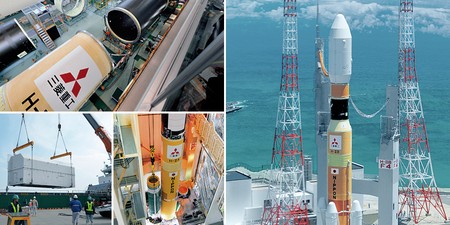 Rachetele produse de Mitsubishi sunt baza programului spațial al Japoniei FOTO: Mitsubishi Heavy Industries