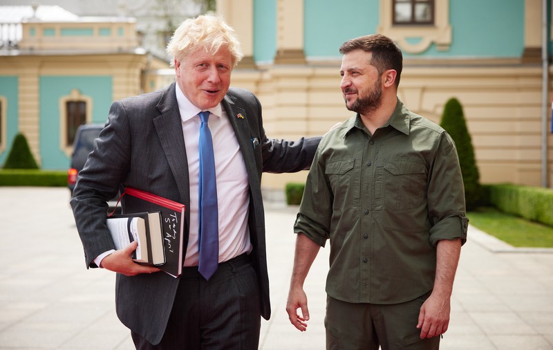 Boris Johnson, vizită-surpriză la Kiev, pentru a doua oară de la începutul războiului