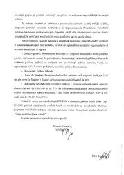 Document CJ Ialomița: prima și ultim pagină din proiectul de Hotărâre nr. 13, privind probarea ”obiectivului de investiții - centru multifuncțional Amara”