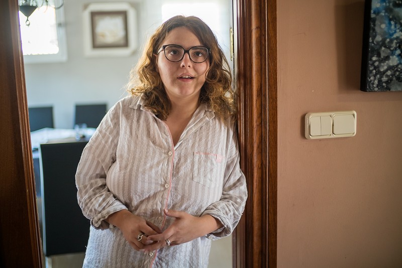 Sânziana în casa Oanei din Peligros, Spania