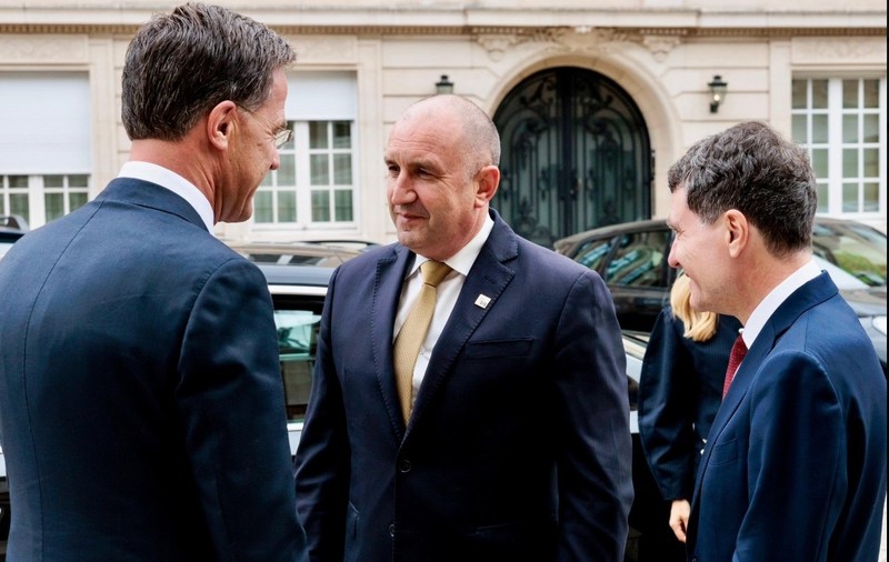 Mark Rutte s-a întâlnit la Bruxelles cu Rumen Radev și Nicușor Dan Sursa foto: captură X @SecGenNATO