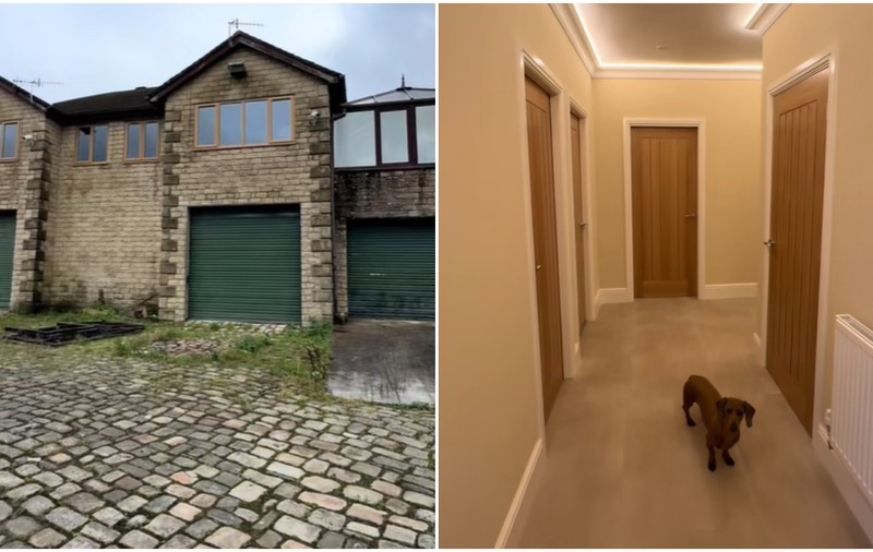 Cum a transformat un cuplu un garaj abandonat de zece ani într-o casă de familie | VIDEO