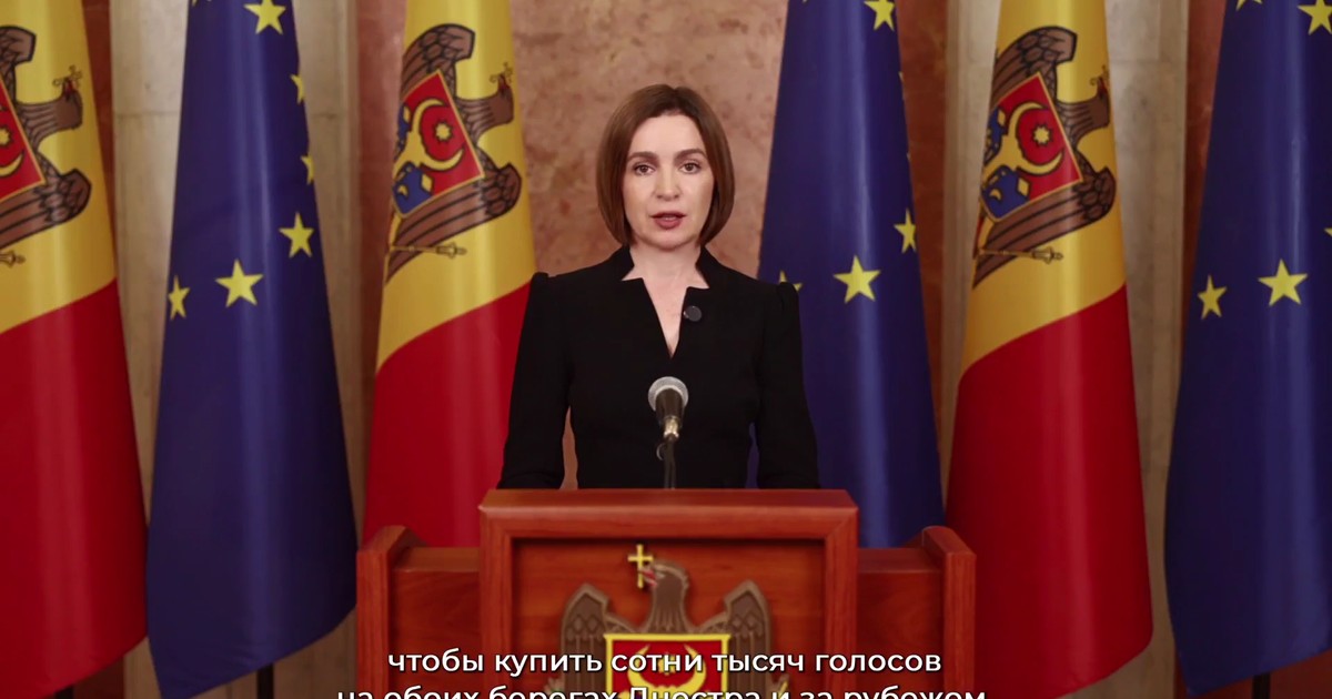 Maia Sandu, mesaj înainte de alegerile parlamentare. Foto Captură video