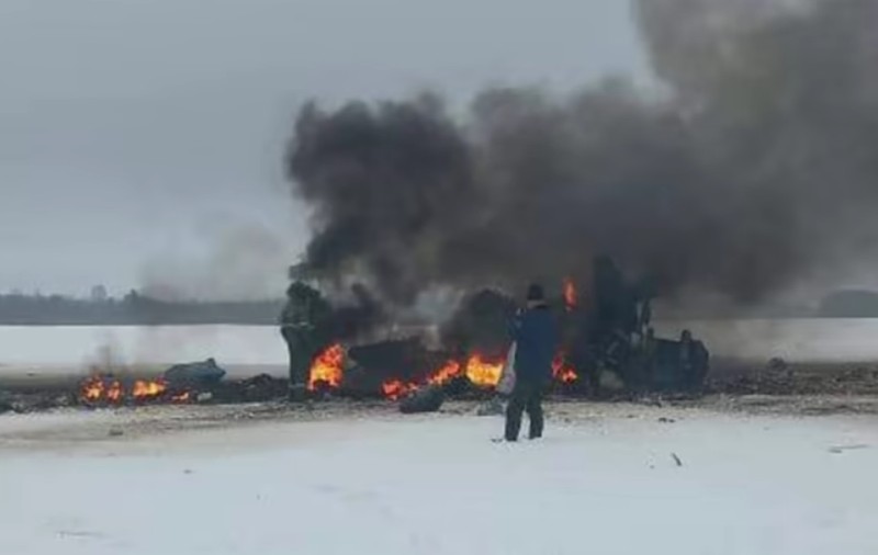 Un elicopter militar s-a prăbușit în Rusia, în timpul unui antrenament. Echipajul a murit