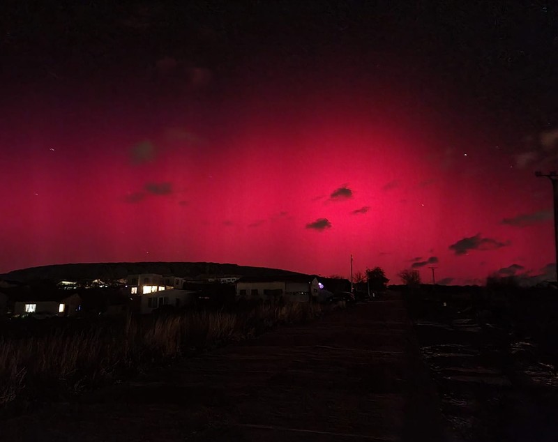 FOTO Aurora boreală, vizibilă din România. Unde a putut fi observat fenomenul rar