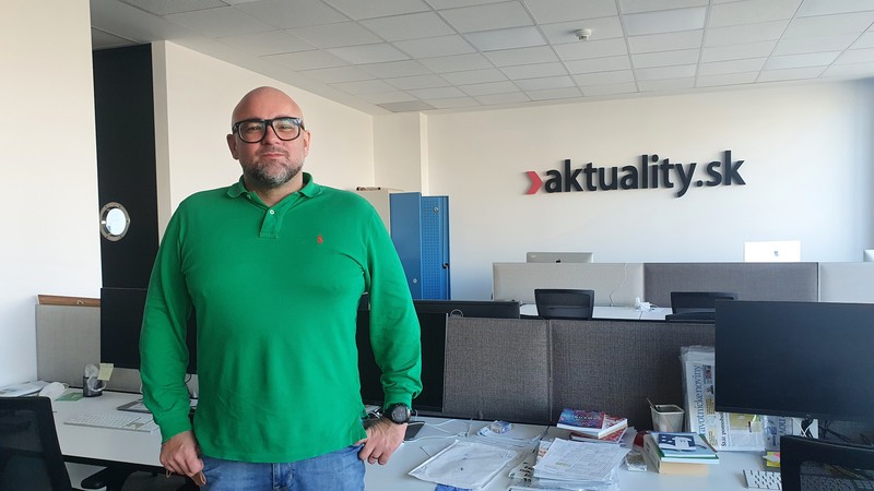 Peter Bardy, redactor-șef al publicației Aktuality.sk