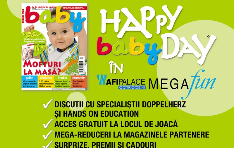 O nouă ediţie Happy baby Day, în AFI Palace Cotroceni