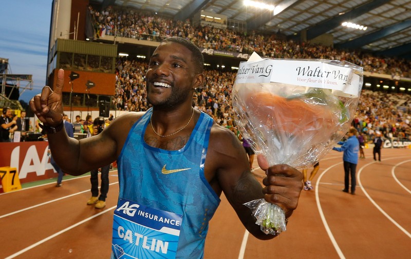 Sprinterul Justin Gatlin a bifat al doilea timp al anului în proba de 100 de metri
