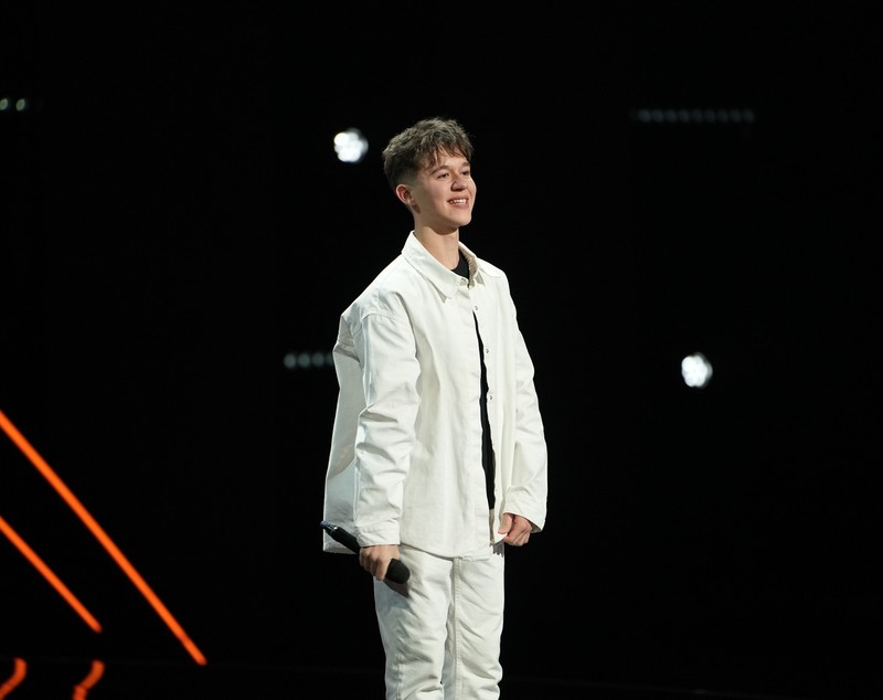 George Constantinescu are 15 ani și a cucerit juriul de la X Factor 2025. Delia a rămas fără cuvinte. „Este ireal. Nu înțeleg când ai avut timp”