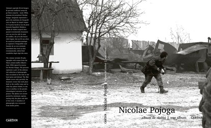 Coperta volumului „Album de război”, de Nicolae Pojoga