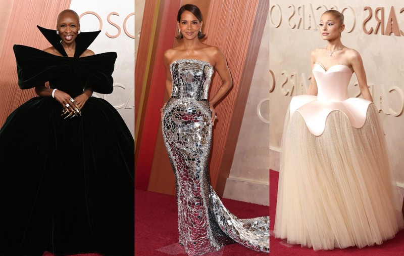 Vedete la Premiile Oscar 2025. Ținute impresionante pe covorul roșu. Actrița Halle Berry a purtat o rochie-oglindă