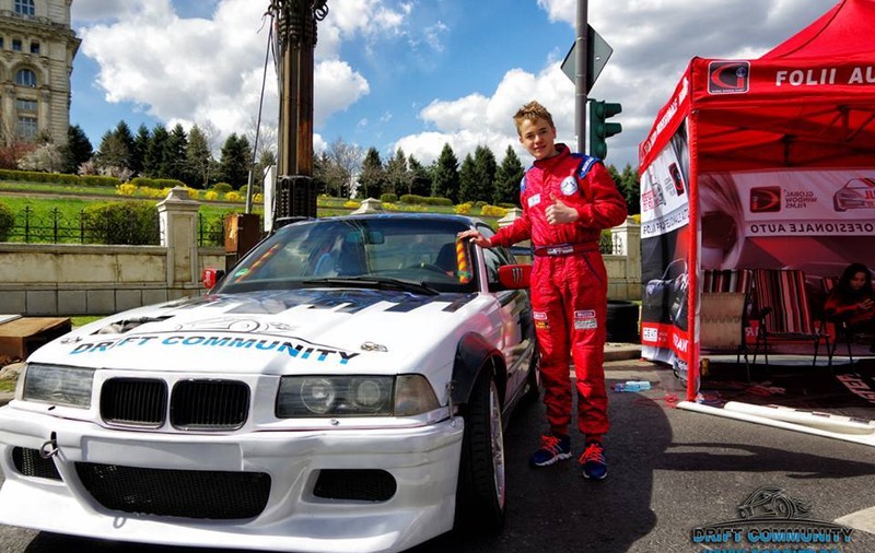 Alin Grădinaru, cel mai tânăr pilot de drift din România, rol principal în filmul La Limită