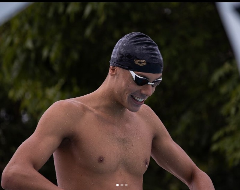 Imagini cu David Popovici la antrenament, după o pauză de trei luni. Sportivul s-a întors recent din vacanță