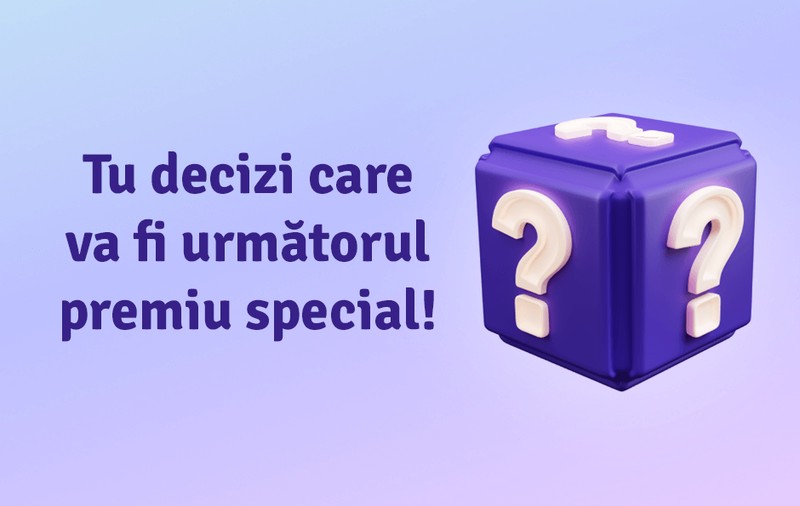 Voi alegeți următorul extra premiu al concursului „Câștigă cu Întrebarea Zilei”
