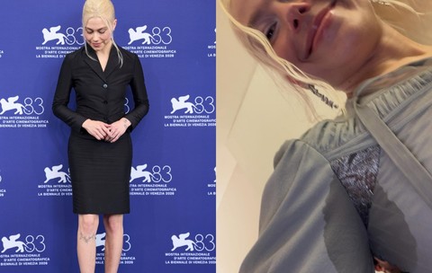 Phoebe Bridgers a apărut cu păr pe picioare și pete de transpirație la Festivalul de Film de la Veneția
