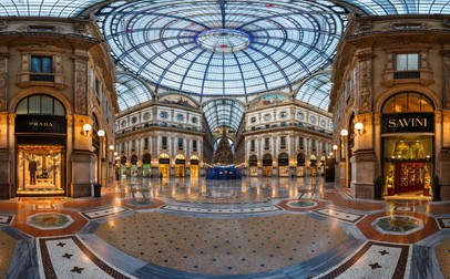 Locuri de vizitat în Milano - Galleria Vittorio Emanuele II