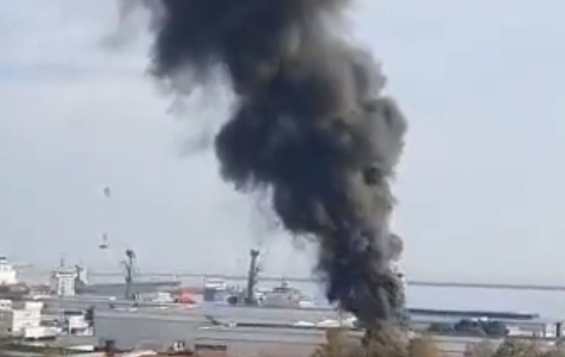 Explozie urmată de incendiu în Turcia, în portul Samsun, de la Marea Neagră