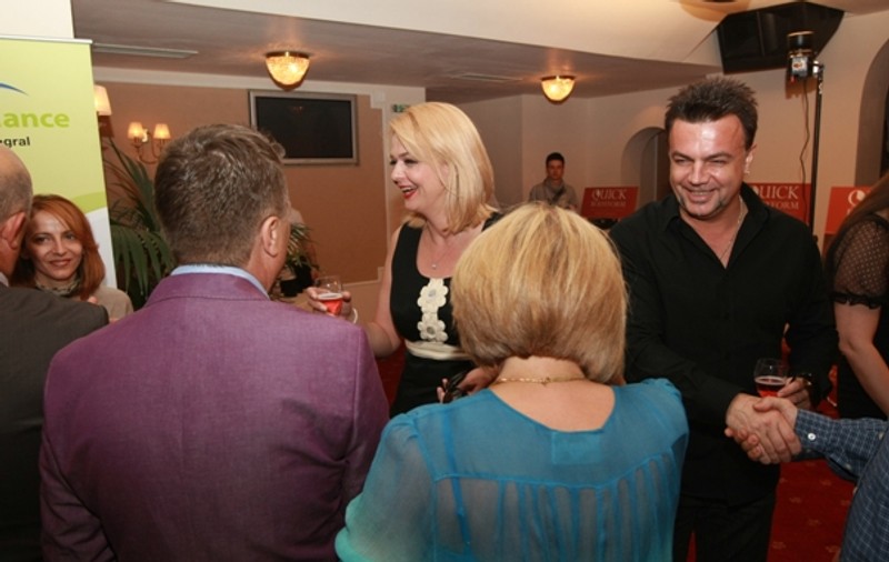 Adrian Enache şi Iuliana Marciuc au prezentat împreună un eveniment monden
