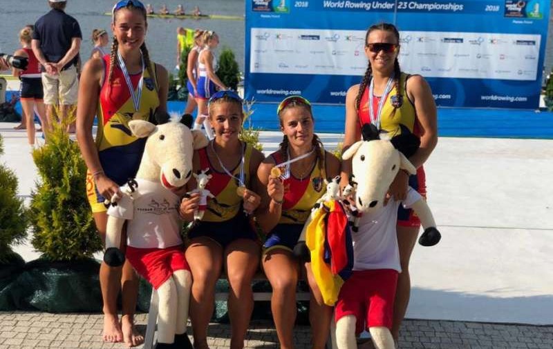 România a cucerit o medalie de aur și una de argint la Mondialele de Canotaj pentru tineret