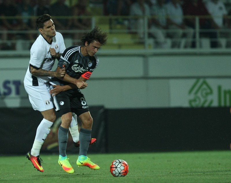 Liga Campionilor, turul III preliminar. Astra - Copenhaga 1-1. Astrele din nord! Teixeira a deschis scorul și atât! UEFA îi permitea să stea pe bancă, Șumi n-a vrut să riște! / FOTO