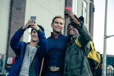 Antony Starr în rolul lui Homelander, un fel de Superman / Foto: Amazon Prime Video