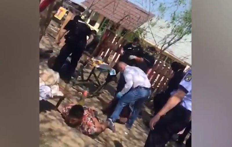 Cum explică IPJ Giurgiu că șeful Poliției din Bolintin, care a bătut un om încătușat, e încă în funcție, deși acum două luni a fost anunțată demiterea sa