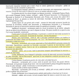 Decizia Curții de Apel București, în care Curtea încuviințează cererea de intervenție accesorie formulată de Asociația Salvați Bucureștiul