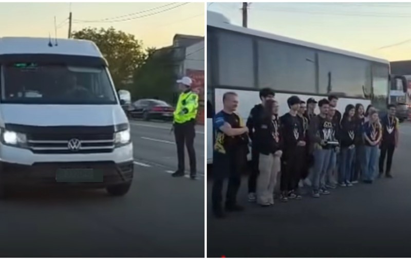 Elevii din Brăila, campioni mondiali la robotică, au fost „amendați” de polițiști: „Vă sancționăm pentru merite excepționale”