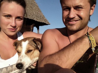 Marcela, Stephan și câinele lor