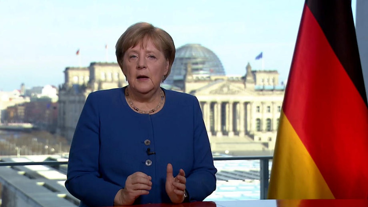 Angela Merkel anunță o relaxare a măsurilor luate pentru controlul epidemiei Foto: EPA