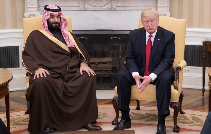 Donald Trump l-a primit la Casa Albă pe prinț saudit Mohammed bin Salman