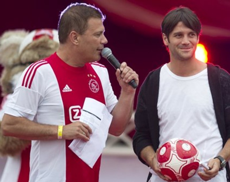 Cristi Chivu a fost primit ca un idol la sărbătoarea celor de la Ajax / GALERIE FOTO