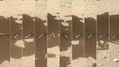 tuburi care conțin mostre de pe Marte. NASA.gov