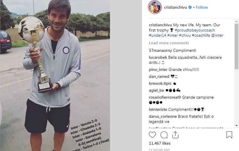 Urarea primită de Cristi Chivu de la primul său antrenor: ”Să ajungă de 100 de ori mai mare ca mine”!
