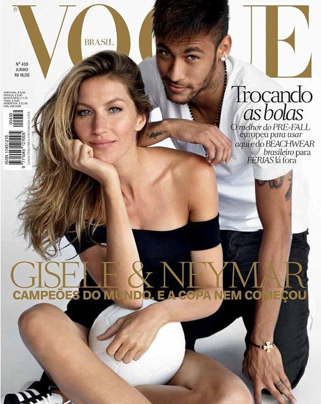 Fotomodelul Gisele Bundchen ”s-a combinat” cu Neymar