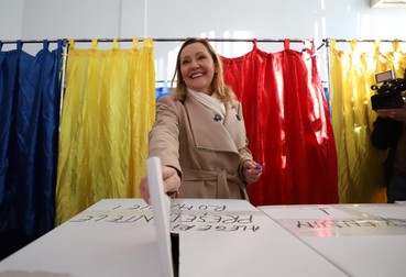 Elena Lasconi, la vot în turul întâi al alegerilor prezidențiale Foto: Libertatea