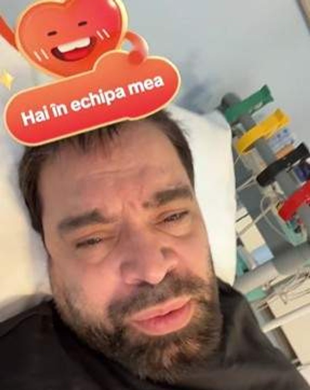 Florin Salam s-a filmat pe patul de spital. Cu ce probleme medicale se confruntă manelistul: „Să vă rugați pentru el”