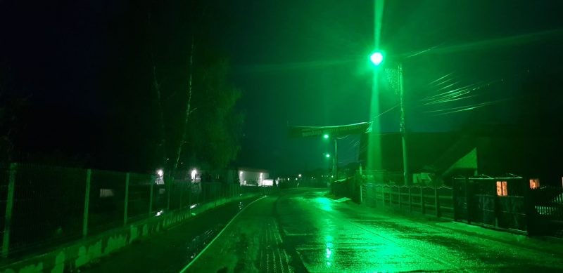 Iluminatul public din Zlatna e special