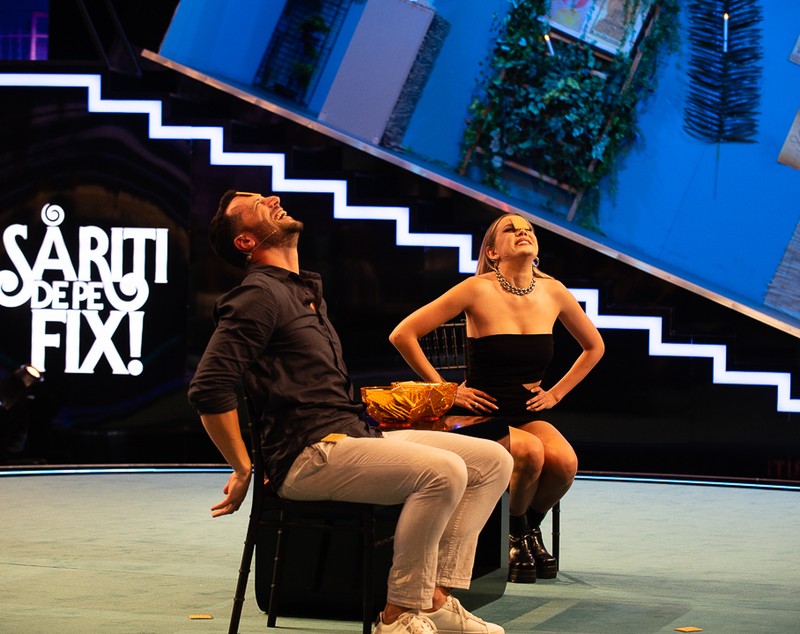 Ana Baniciu și Adrian Nartea fac spectacol la „Săriți de pe fix!”: „Te distrug psihologic”